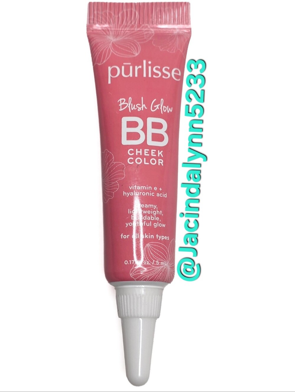 Purlisse Blush Glow BB Cheek Color In Shade : Sweet Rose Travel Size Makeup 5ml